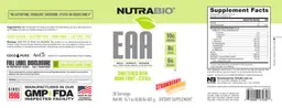 Label for EAA Strawberry Lemonade