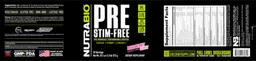 Label for PRE Stim-Free Dragonfruit Candy