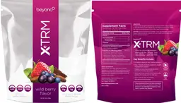 Label for XeTRM Wild Berry Flavor