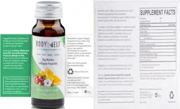 Label for Liquid Collagen Supplement Natural Tropical Flavor