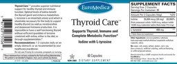 Label for Thyroid Care