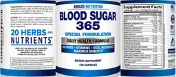 Label for Blood Sugar 365