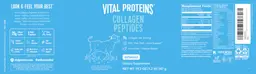 Label for Collagen Peptides Unflavored