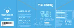 Label for Collagen Peptides 10 g Unflavored