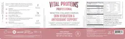 Label for Bioactive Collagen Complex Skin Hydration & Antioxidant Support Unflavored