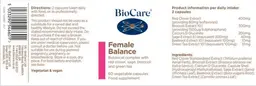 Label for Female Balance
