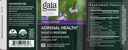 Label for Nightly Restore
