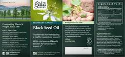 Label for Black Seed Oil