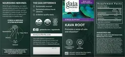 Label for Kava Root