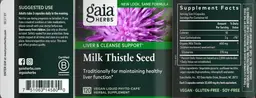 Label for Milk Thistle Seed