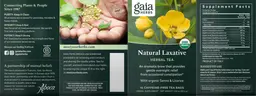 Label for Natural Laxative Tea