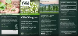 Label for Oil of Oregano