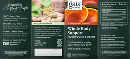 Label for Whole Body Support