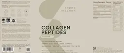 Label for Collagen Peptides Unflavored