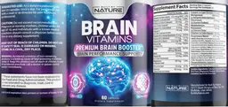 Label for Brain Vitamins