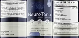 Label for NeuroTonix