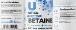 Label for Betaine