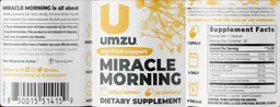 Label for Miracle Morning