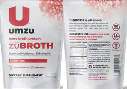 Label for ZuBroth Savory Herb