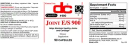 Label for Joint E/S 900