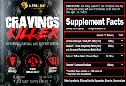 Label for Cravings Killer