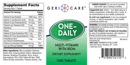 One-Daily Multi-Vitamin with Iron