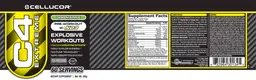 Label for C4 Extreme Green Apple