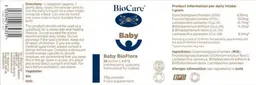 Label for Baby BioFlora