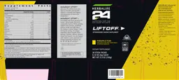 Label for Liftoff Pineapple Push