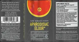 Label for Aphrodisiac Elixir