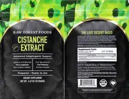 Label for Cistanche Extract