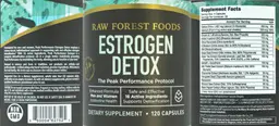 Label for Estrogen Detox
