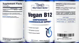 Label for Vegan B12
