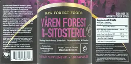 Label for Varen Forest Beta-Sitosterol
