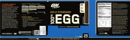 Label for Gold Standard 100% Egg Rich Chocolate