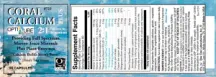 Label for Coral Calcium Plus