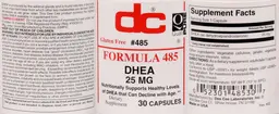 Label for DHEA 25 mg Formula 485