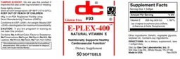 Label for E-Plex-400