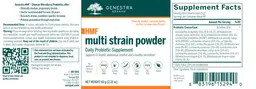 Label for HMF Multistrain Powder