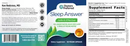 Label for Sleep Answer