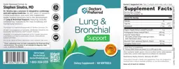 Label for Lung & Bronchial Support