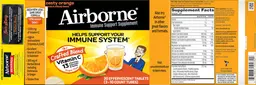 Label for Airborne Original Zesty Orange