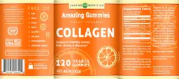 Label for Collagen Orange Gummies