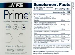 Label for Prime XD