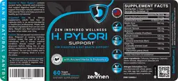 Label for H. pylori Support