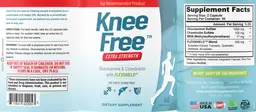Label for Knee Free Extra Strength