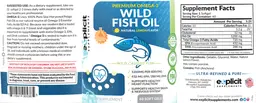 Label for Wild Fish Oil 1200 mg Natural Lemon Flavor