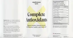 Label for Complete Antioxidants