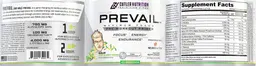 Label for Prevail Pre-Workout Primer Sour Lime Gummy Worm