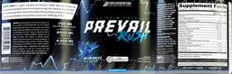 Label for Prevail Rush Blue Razz